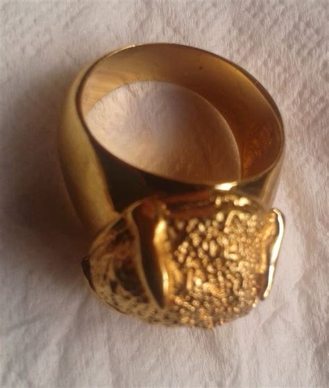 bague yves saint laurent vintage